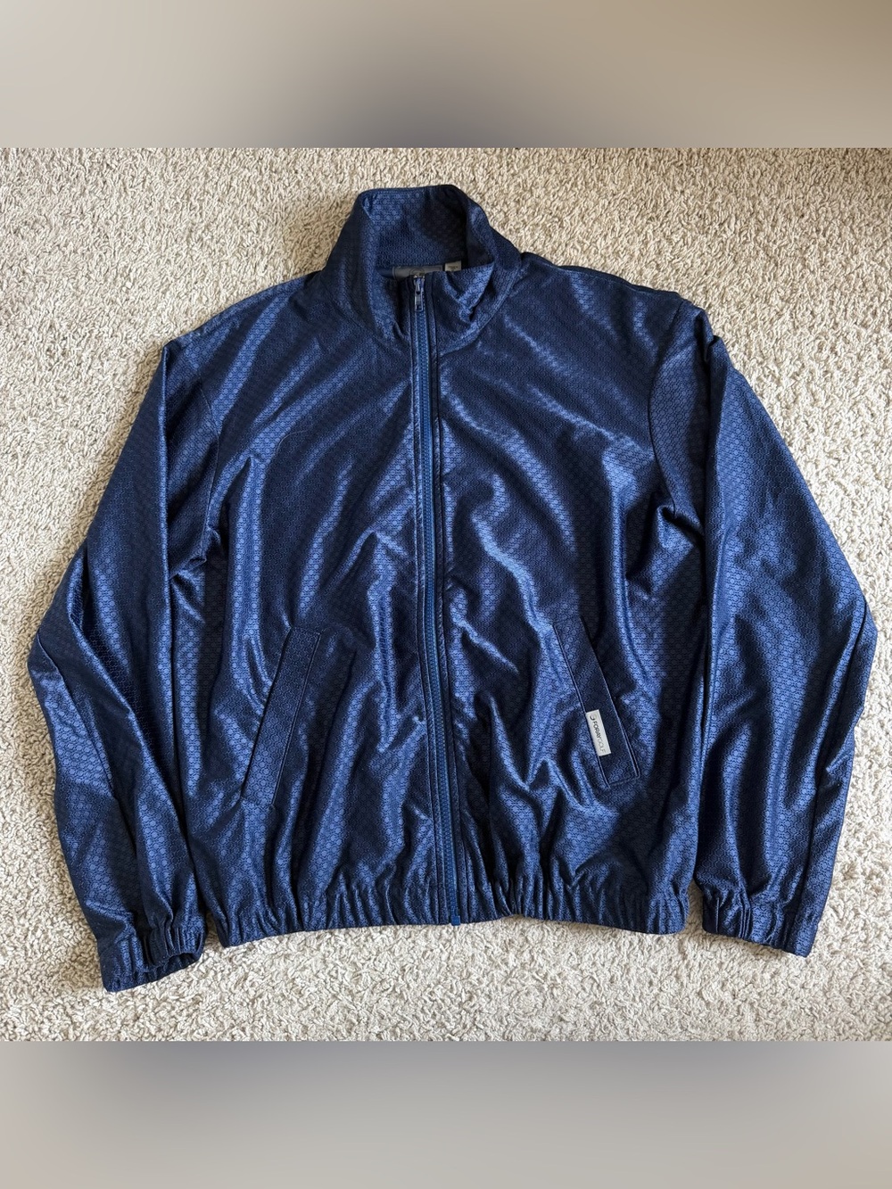 Foray Golf Full Zip Lightweight Pattern Jacket